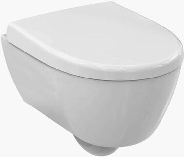 Сидіння для унітазу з кришкою Geberit Keramag Icon/4U, мікроліфт, знімне, верхнє кріплення