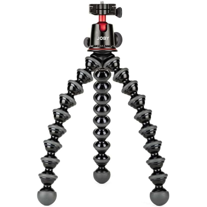 Гнучкий штатив JOBY GorillaPod 5K з кульовою головкою для DSLR, бездзеркальних камер, вантажопідйомність 5 кг, чорний, вироблено в Італії