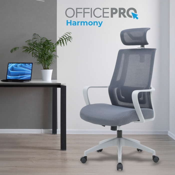 Крісло офісне OfficePro Harmony OC310-G-G-G
