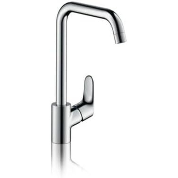Змішувач кухонний Hansgrohe Focus M41 матовий чорний, високий вилив 260 мм, поворотний на 360°