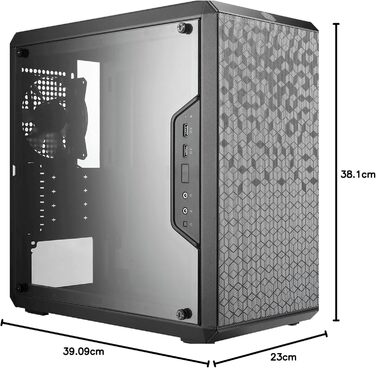Корпус для ПК Cooler Master MasterBox Q300L, Micro-ATX/Mini-ITX, USB 3.0, прозоре бокове вікно