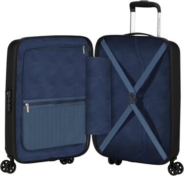 Валіза American Tourister Ellipso, спінер, 55 см, 32 л, чорна, ручна поклажа