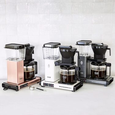 Кавоварка Moccamaster KBG Select ретро, фільтр, 1.25 л, офф-вайт