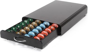 Тримач для капсул кави Cafissimo, металевий, чорний (40 капсул)