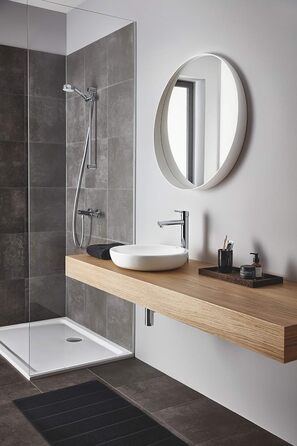 Змішувач для раковини GROHE Concetto одноручний, з QuickFix, хром (23739002) для настановних раковин