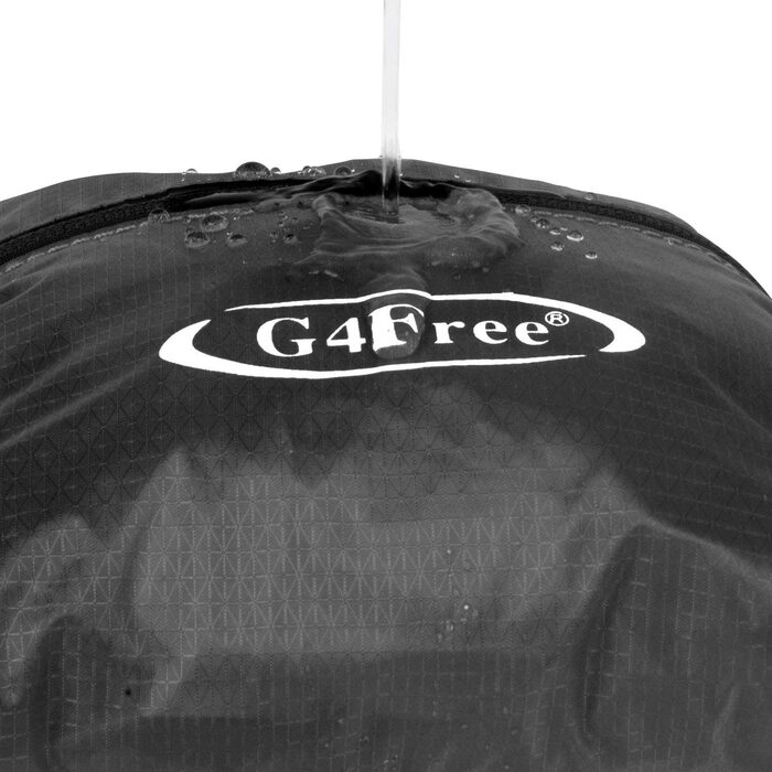 Водонепроникний ультралегкий рюкзак G4Free 20/40л для туризму, походів, кемпінгу та подорожей, складаний, чорний, для жінок і чоловіків
