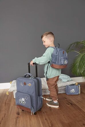 Дитячий рюкзак LÄSSIG з нагрудним ременем, для дитсадка, 27 см, 6 л, 3+ роки, Mini Backpack Adventure Tractor