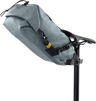 Велосипедна підсідельна сумка EVOC SEAT PACK BOA WP 8, водонепроникна, 8 л, сталева, легкий аксесуар для велосипеда