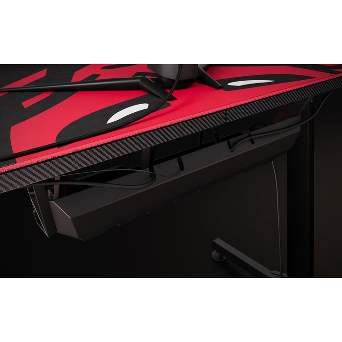 Ігровий стіл Diablo Gaming для ПК та комп'ютера, 160x75x75 см, чорний