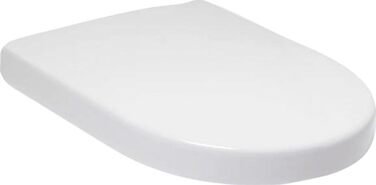Сидіння для унітазу Villeroy & Boch Subway 2.0 D-подібне, білий альпійський глянець, з мікроліфтом, знімне, термопласт (дуропласт), артикул 9M68S101