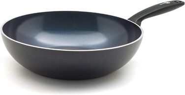 Wok GreenPan Torino 28 см, 3,6 л, керамічний, антипригарний, PFAS-free, індукційний, для духовки, чорний