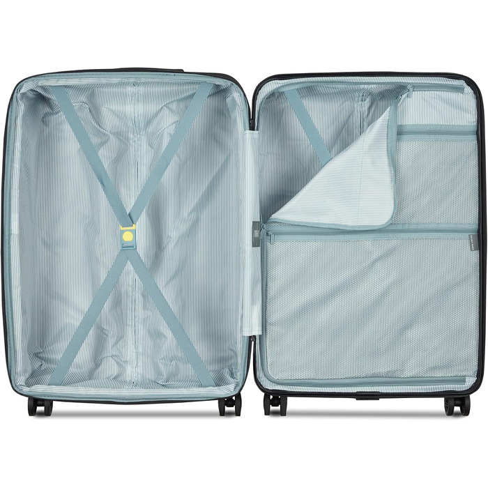 Валіза для подорожей DELSEY Paris Meteor Graphite L, великий XL тролей XL (50x32x78 см), розширювана, полікарбонат