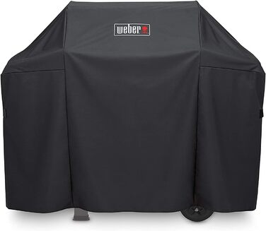 Набір для гриля Weber (щітка, щипці) + чохол Premium для грилів Spirit/Spirit II 300 та 200 серії, чорний