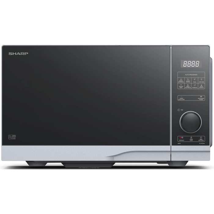 Мікрохвильова піч SHARP PS234AES 900 Вт, 10 режимів, розморожування, срібляста, 483x281x377 мм