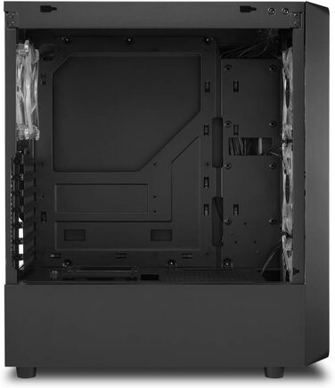 Комп'ютерний корпус Sharkoon TK4 RGB зі скляною панеллю, підсвітка RGB, для ігрового ПК