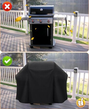 Чохол для гриля 208 см, водонепроникний PU, для Weber Summit 600, Genesis 600, Char-Broil, Nexgrill, Dyna-Glo, важкий захист