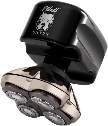 Електробритва Skull Shaver Pitbull Silver PRO SX5 акумуляторна
