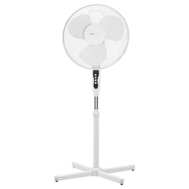 Вентилятор Clatronic VL 3603 S білий, 40 см, з функцією повороту та регулюванням висоти, 3 швидкості