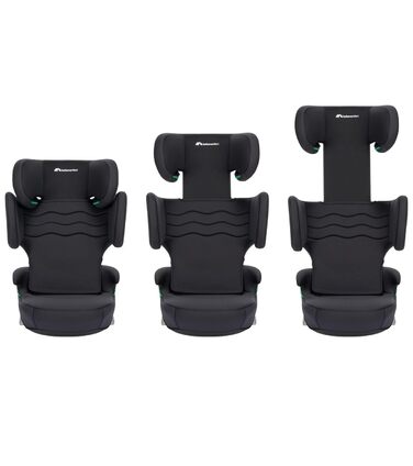 Автокрісло Bebeconfort Disney Hera i-Fix для дітей 3.5-12 років (100-150 см) Miss Minnie, чорний. Легке, з регульованою головою