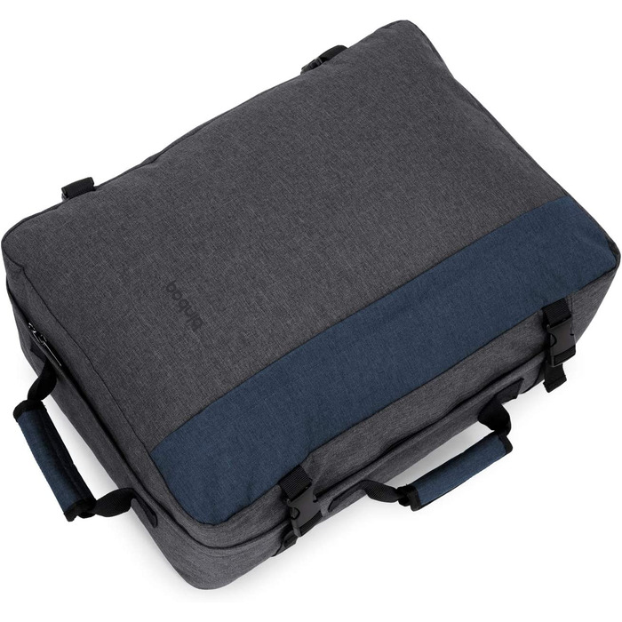 blnbag M3 – компактний надлегкий туристичний рюкзак 35 л, чорний антрацит, універсальний, з м’якими регульованими лямками або як сумка з ручкою, унісекс