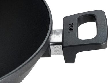 Woll Nowo Titanium Вок-сковорода з кришкою, індукційна, 36 см, 11 см, з 2 ручками, універсальна для всіх плит