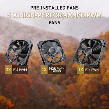 Корпус для ПК Antec GEH Flux SE Midi Tower чорний, для ігрових та офісних систем, вентиляція, роздрібна версія