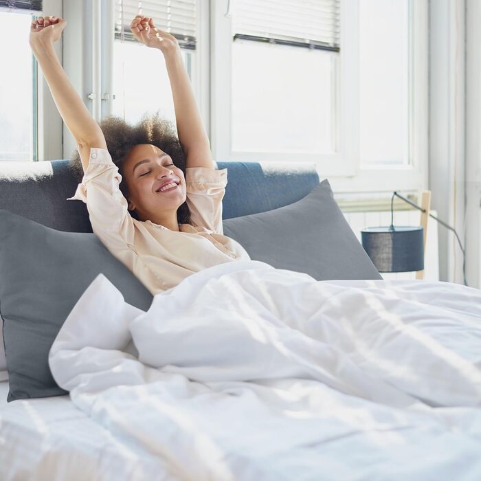 Подушка для вагітних та підтримки тіла Utopia Bedding, м'яка з наповненням з порожнистого волокна, для сну на боці (40x145 см, сіра)