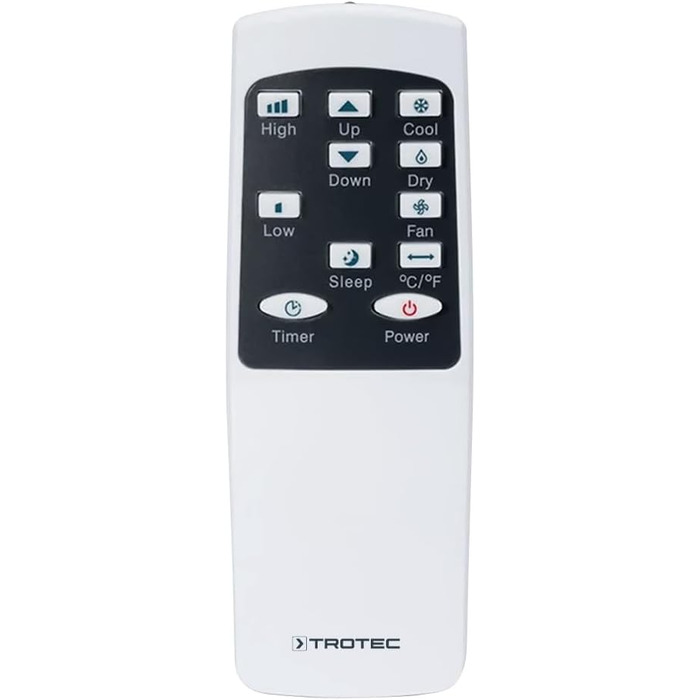 Trotec PAC 2020 E WiFi: Мобільний кондиціонер 3-в-1 (охолодження, вентилятор, осушувач) - 2 кВт/7000 BTU, до 26 м²/65 м³, з WiFi