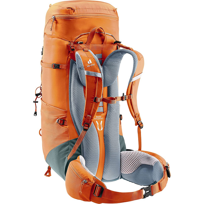 Туристичний рюкзак Deuter Aircontact Lite 50+10 л, chestnut-teal, легкий, для трекінгу