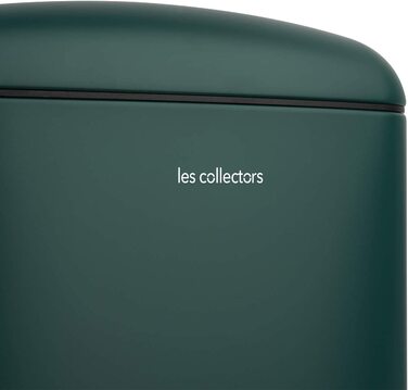 Смітник для кухні Les Collectors, 30 л, нержавіюча сталь, матовий, темно-синій, з внутрішнім відром, безшумне закриття
