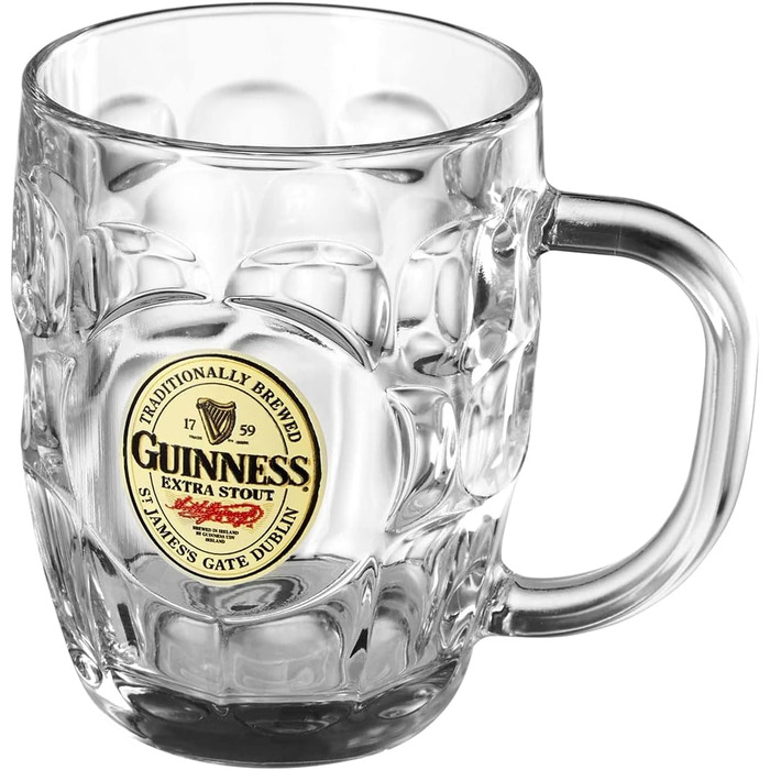 Пивний кухоль Guinness з ручкою, 1 пінта, з логотипом
