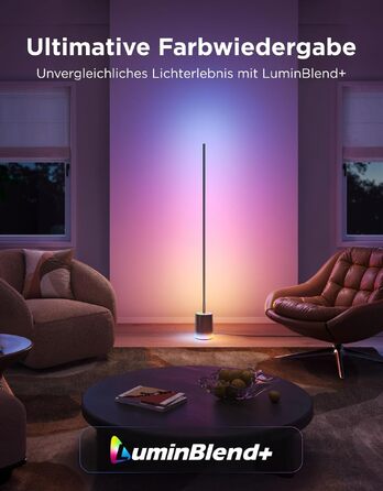 Розумна торшерна лампа Govee Stehlampe 3 з технологією LuminBlend+, RGBWWIC, яскравість 2100лм