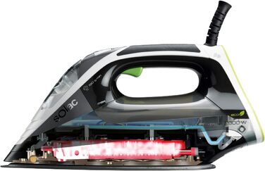 Компактна прасувальна станція Solac CVG9512 Intelligent Evolution, 2800 Вт, видаляє віруси та бактерії, ECO та Turbo сенсорна технологія, пластик, 60 г/хв