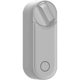 Yale Linus Smart Lock L2 срібний — розумний дверний замок із віддаленим керуванням, безключовий доступ, мобільний додаток, DIY-установка