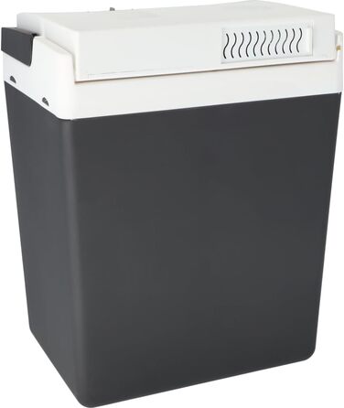 Автомобільний холодильник/термобокс BERGER 30L 12/230V: охолодження та підігрів для авто, кемпінгу, чорний