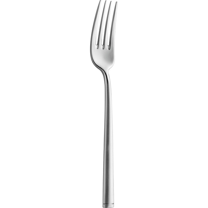 Набір столових приборів ZWILLING Senses 68 предметів (на 12 осіб), нержавіюча сталь 18/10, матова поверхня, придатний для миття в посудомийній машині, сріблястий/чорний