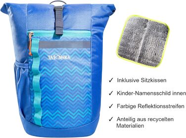 Дитячий рюкзак Tatonka Rolltop Pack Jr 14 л, синій, унісекс
