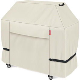 Чохол для газового гриля Porch Shield 147x61x117 см, водонепроникний 600D, для Weber, Brinkmann, Char-Broil, світло-коричневий