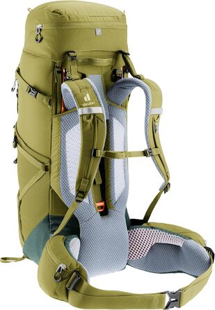 Туристичний рюкзак Deuter Aircontact Core 40+10 л, зелений, модель 2024, для трекінгу