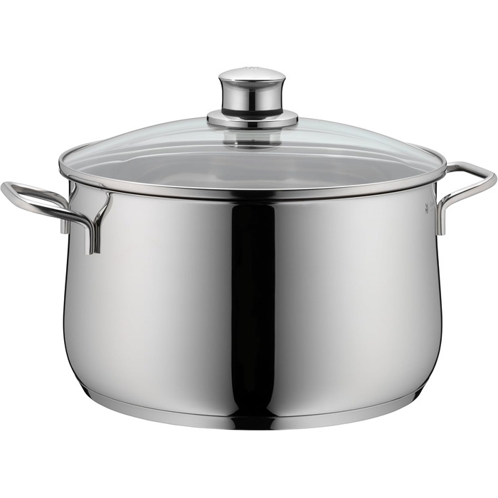 Каструля WMF Diadem Plus 16 см без кришки, 1,5 л, для молока, з нержавіючої сталі Cromargan, полірована, без покриття (набір каструль, 4 шт.)