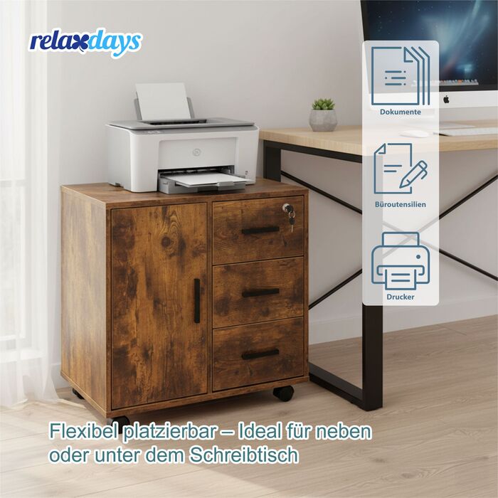 Замкнений роликовий контейнер Relaxdays