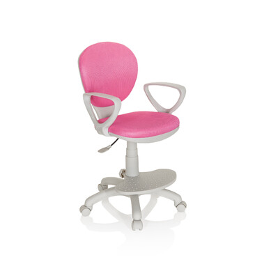Дитячий стілець / дитячий письмовий стілець KID COLOUR G1 тканина рожевий hjh OFFICE