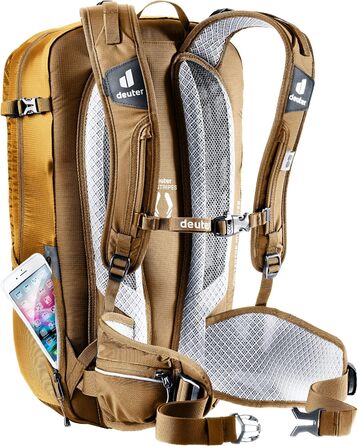 Рюкзак Deuter Flyt 20 для велосипедистів з захистом, кориця-мигдаль, 20 л