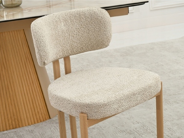 Стілець Mebel-Partner, тканина, бежевий, 1 шт.