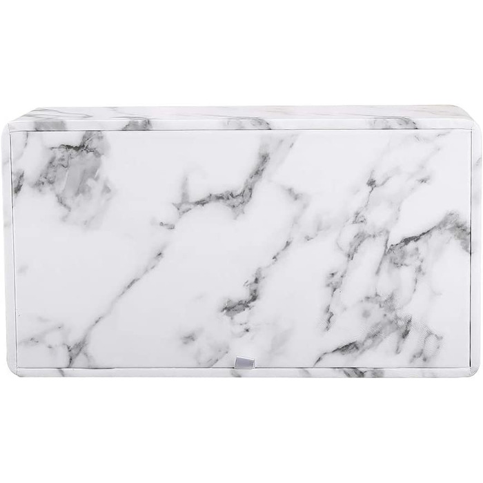 KINGFOM коробка для серветок з PU шкіри, мармурова, для косметичних серветок, офісу, авто, дому