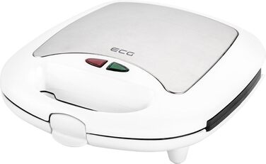 Сендвічниця ECG S 399 3в1, біла, нержавіюча сталь/пластик