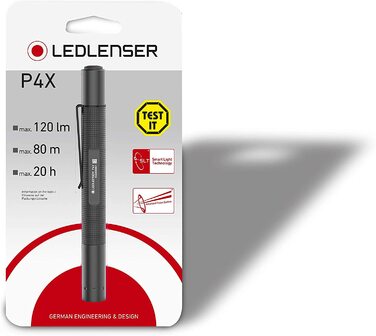 Ліхтарик Ledlenser TT тактичний LED, 280 люмен, 220 м, металевий корпус, фокусування, 3xAAA, для полювання, риболовлі, туризму