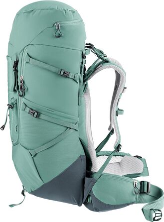 Жіночий трекінговий рюкзак deuter Aircontact Core 45+10 SL, 45+10 л, нефрит-графіт, модель 2024