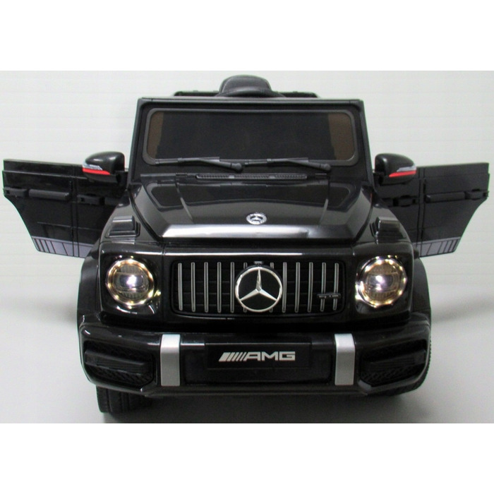 Дитячий електромобіль Mercedes G63 з шкіряним сидінням та пультом керування