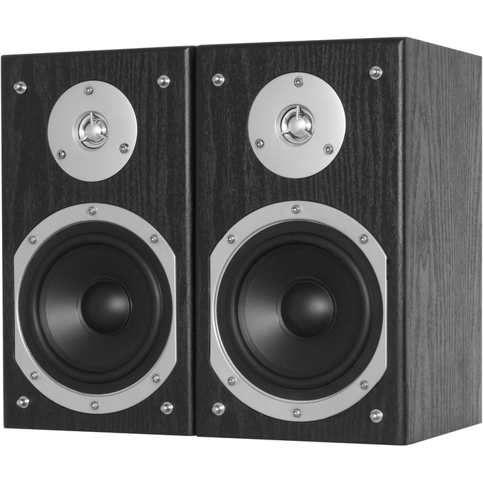 Пасивні HiFi полочні колонки Fenton SHFB55B, 280 Вт, 5 дюймів, компактні акустичні системи для дому, офісу та студії (пара)